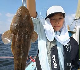 8月1日(木)マゴチ　　　アタリ多数、食い活発！！